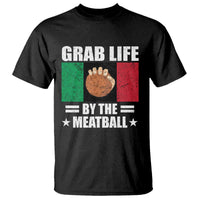 Funny Meatball T Shirt Italian Food Italy Flag - Wonder Print Shop