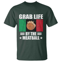 Funny Meatball T Shirt Italian Food Italy Flag - Wonder Print Shop