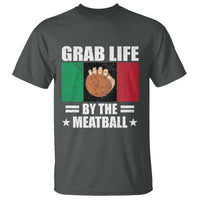 Funny Meatball T Shirt Italian Food Italy Flag - Wonder Print Shop