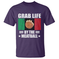 Funny Meatball T Shirt Italian Food Italy Flag - Wonder Print Shop