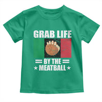 Funny Meatball Toddler T Shirt Italian Food Italy Flag - Wonder Print Shop