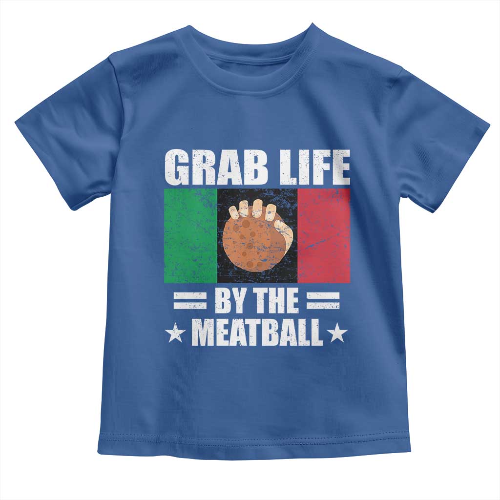 Funny Meatball Toddler T Shirt Italian Food Italy Flag - Wonder Print Shop