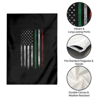 Italian American Flag Garden Flag Retro Italy Flag Italian Family - Wonder Print Shop