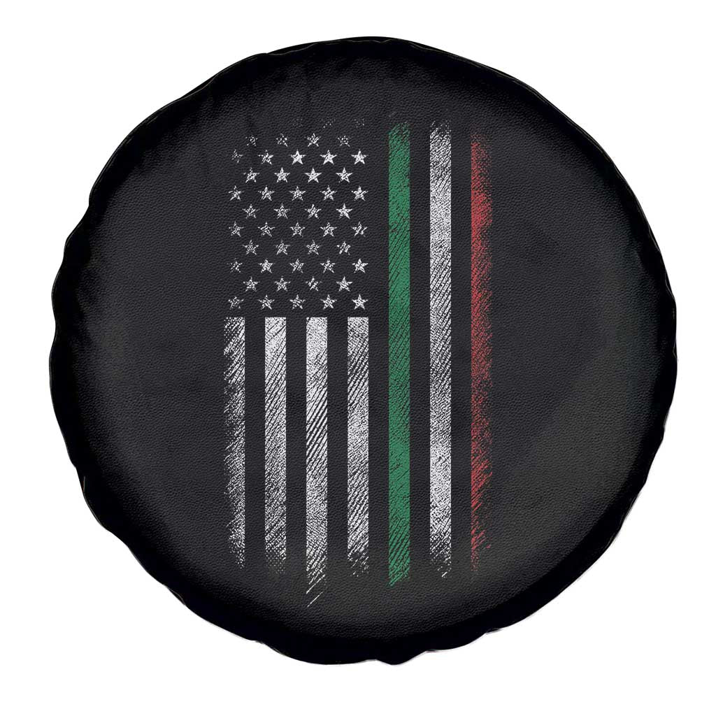 Italian American Flag Spare Tire Cover Retro Italy Flag Italian Family - Wonder Print Shop