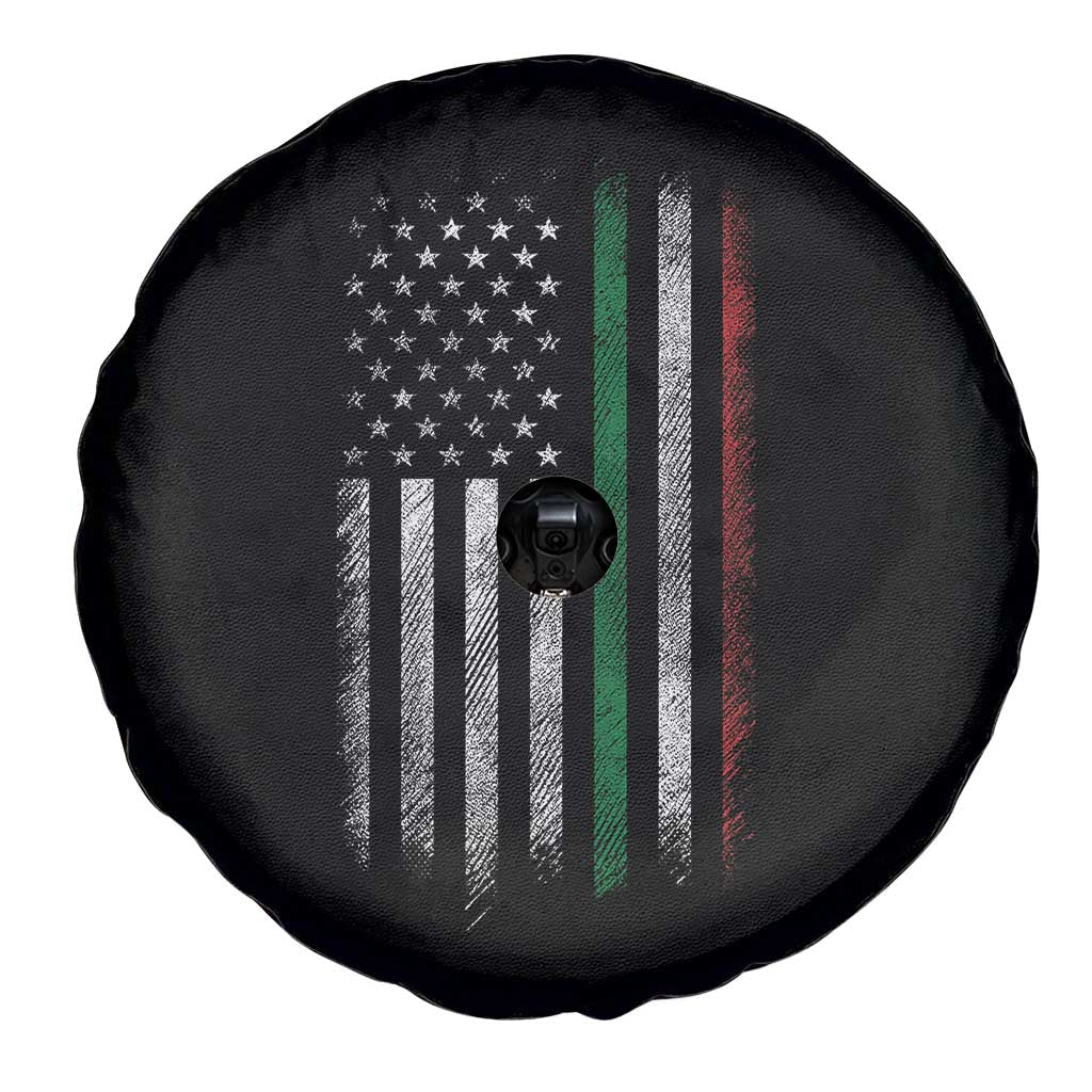 Italian American Flag Spare Tire Cover Retro Italy Flag Italian Family - Wonder Print Shop