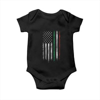 Italian American Flag Baby Onesie Retro Italy Flag Italian Family - Wonder Print Shop