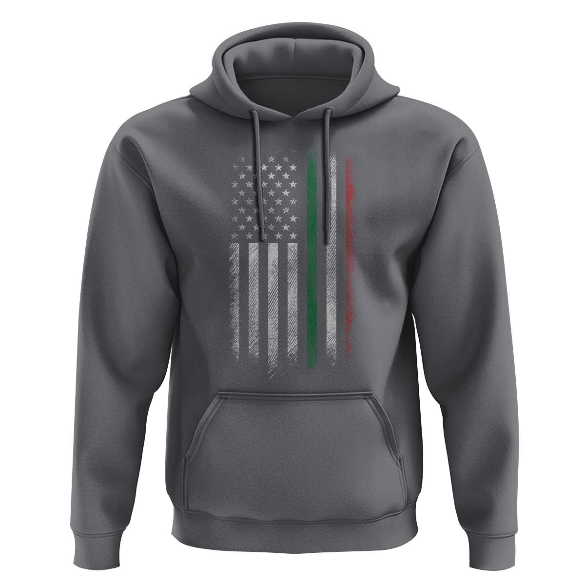Italian American Flag Hoodie Retro Italy Flag Italian Family - Wonder Print Shop