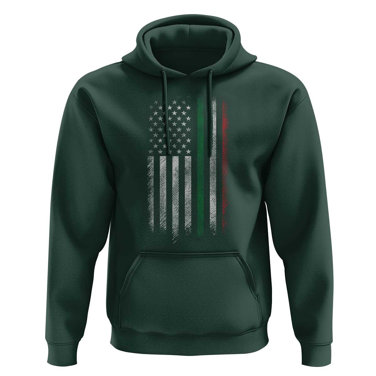 Italian American Flag Hoodie Retro Italy Flag Italian Family - Wonder Print Shop