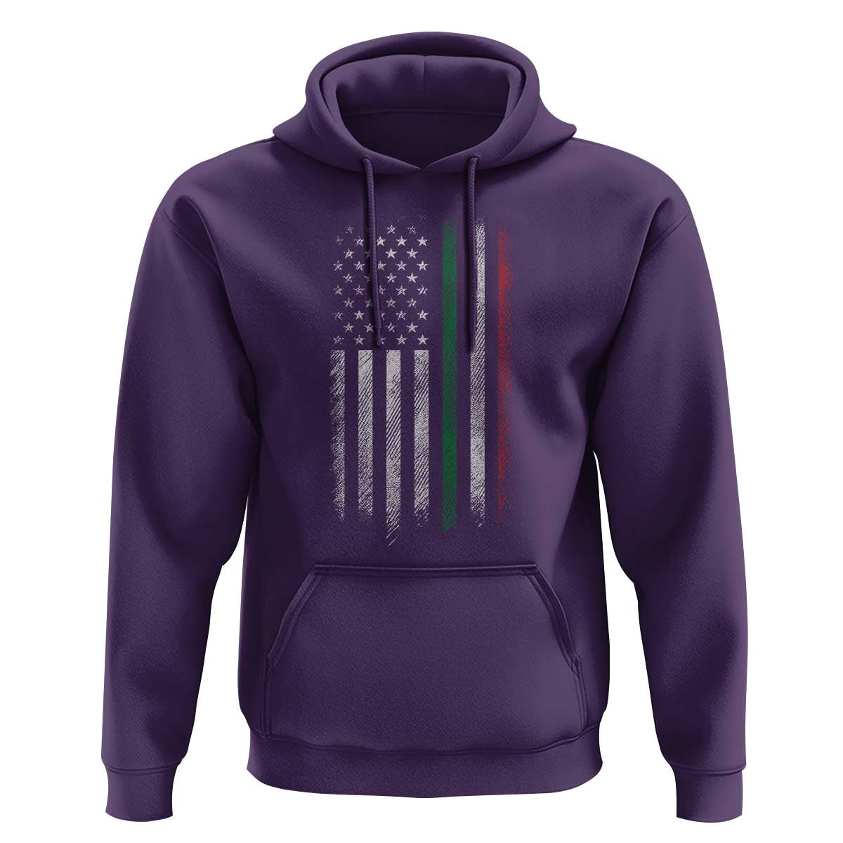 Italian American Flag Hoodie Retro Italy Flag Italian Family - Wonder Print Shop