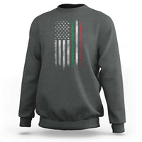 Italian American Flag Sweatshirt Retro Italy Flag Italian Family - Wonder Print Shop