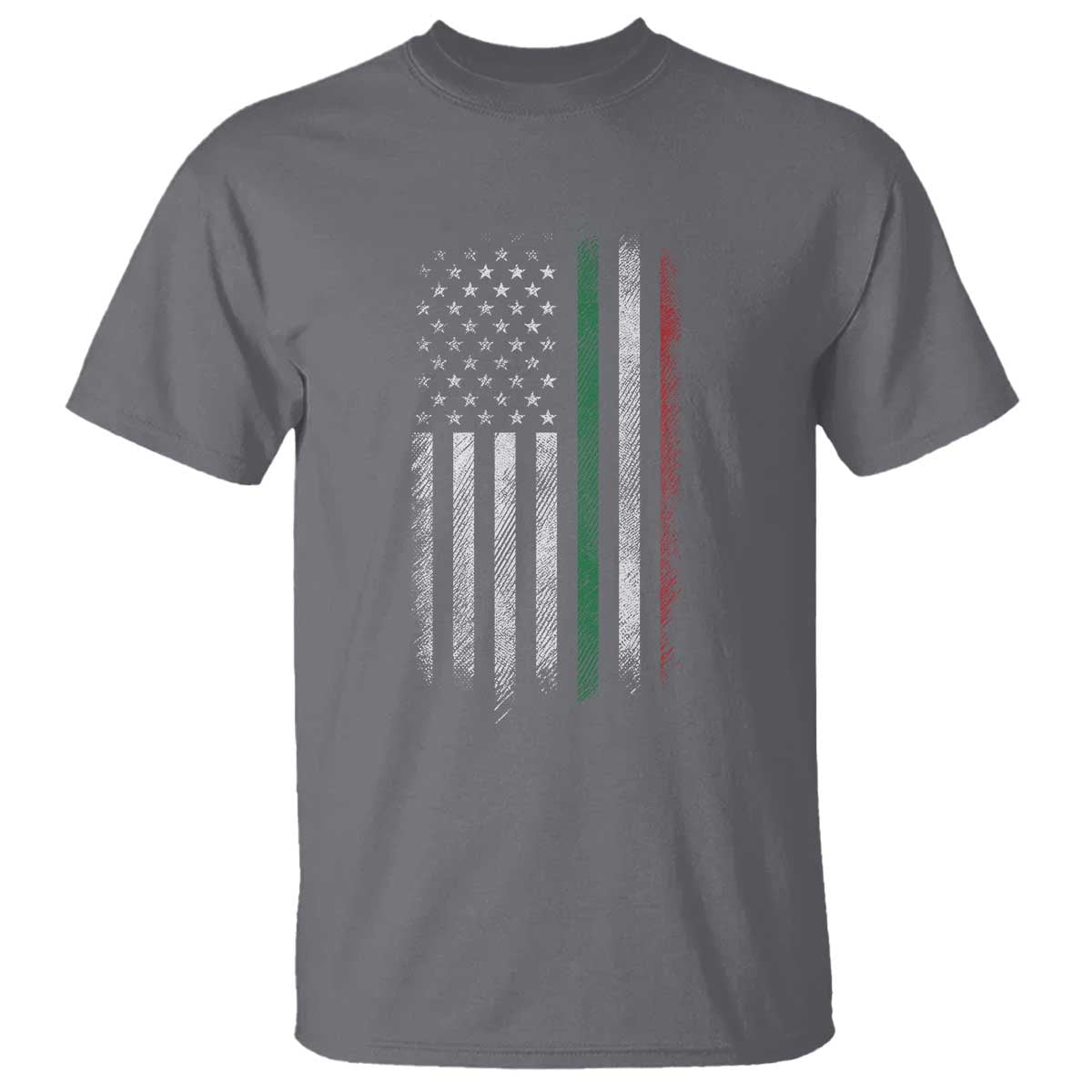 Italian American Flag T Shirt Retro Italy Flag Italian Family - Wonder Print Shop