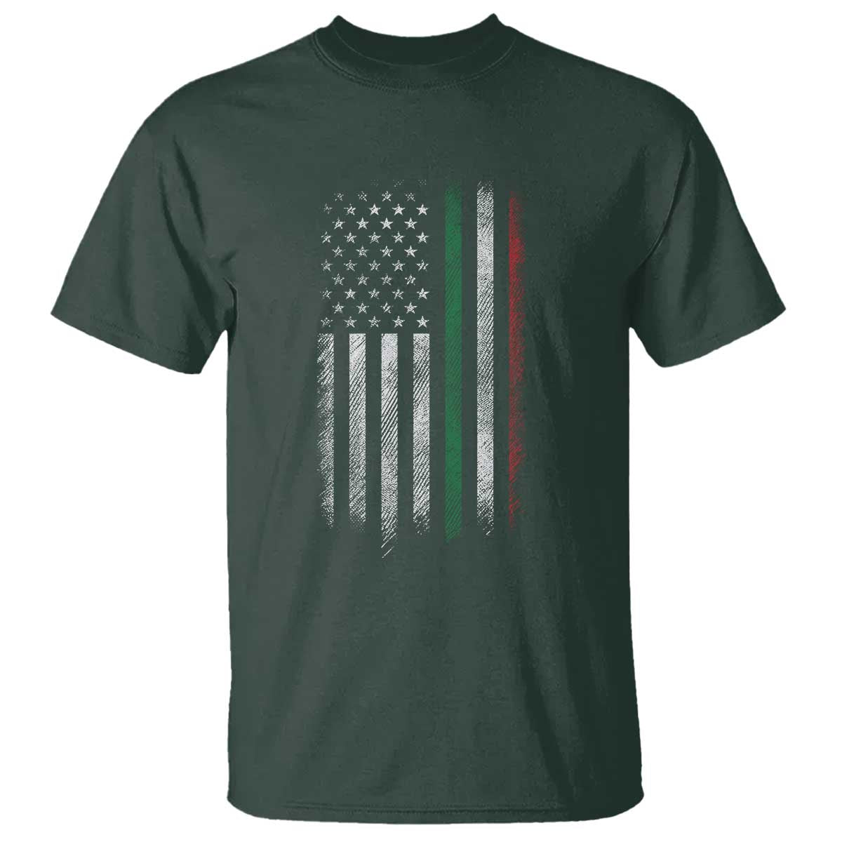 Italian American Flag T Shirt Retro Italy Flag Italian Family - Wonder Print Shop