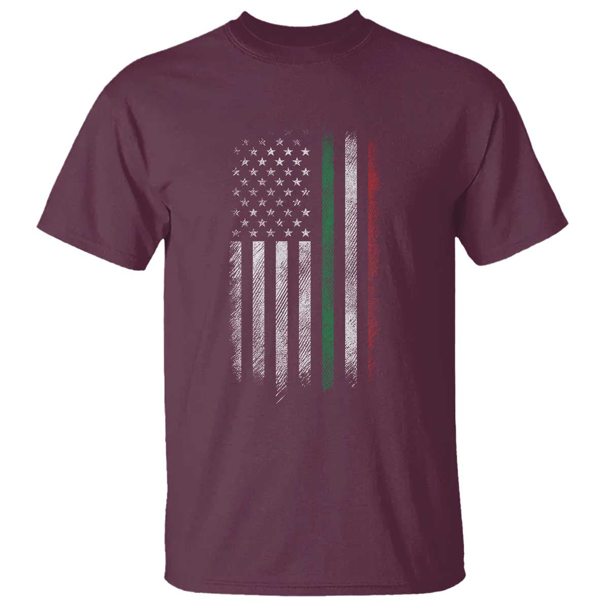 Italian American Flag T Shirt Retro Italy Flag Italian Family - Wonder Print Shop