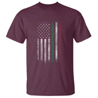 Italian American Flag T Shirt Retro Italy Flag Italian Family - Wonder Print Shop
