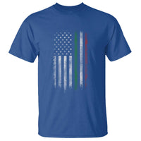 Italian American Flag T Shirt Retro Italy Flag Italian Family - Wonder Print Shop