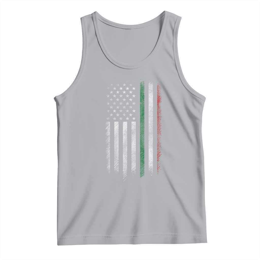 Italian American Flag Tank Top Retro Italy Flag Italian Family - Wonder Print Shop