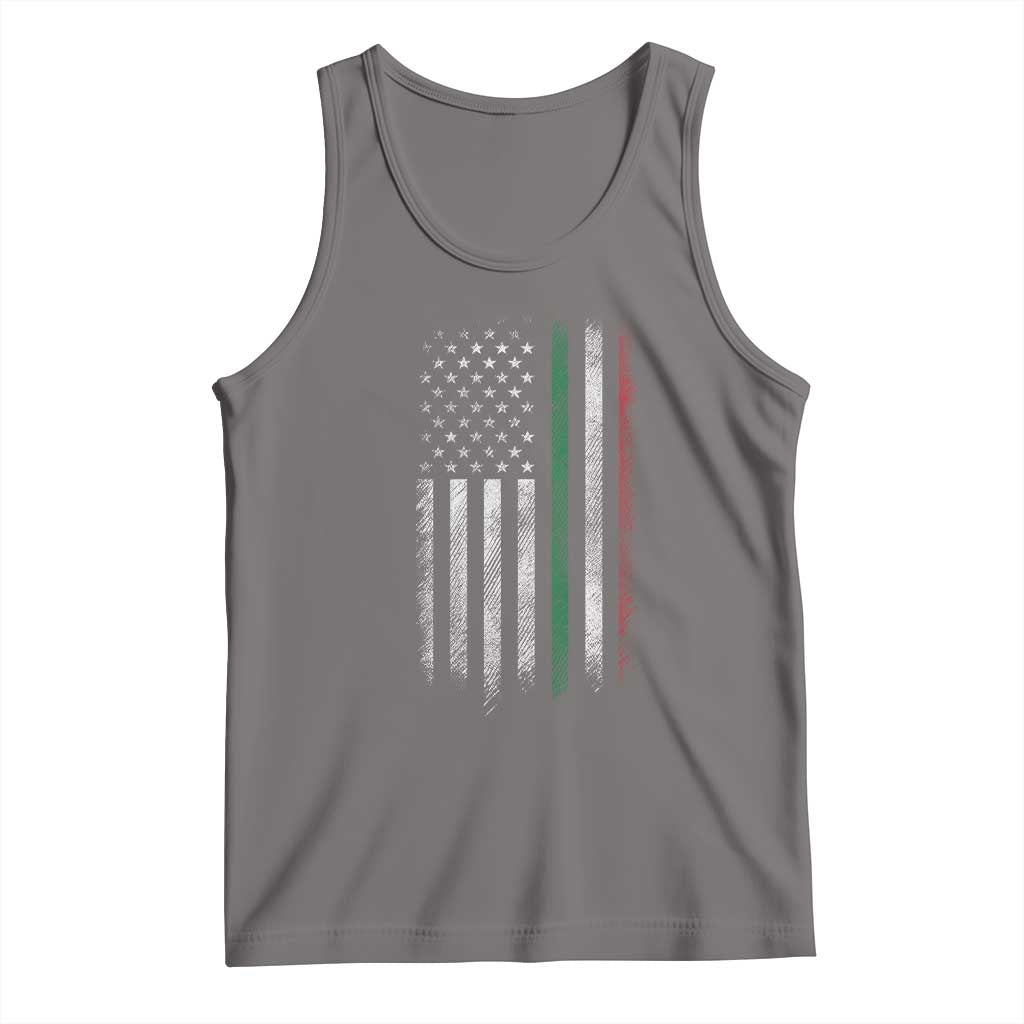 Italian American Flag Tank Top Retro Italy Flag Italian Family - Wonder Print Shop