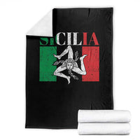 Italian Flag Throw Blanket Pisa Tower Colosseum Classic Scooter Retro - Wonder Print Shop