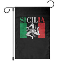 Italian Flag Garden Flag Pisa Tower Colosseum Classic Scooter Retro - Wonder Print Shop