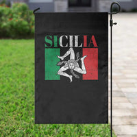 Italian Flag Garden Flag Pisa Tower Colosseum Classic Scooter Retro - Wonder Print Shop