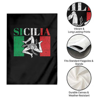 Italian Flag Garden Flag Pisa Tower Colosseum Classic Scooter Retro - Wonder Print Shop