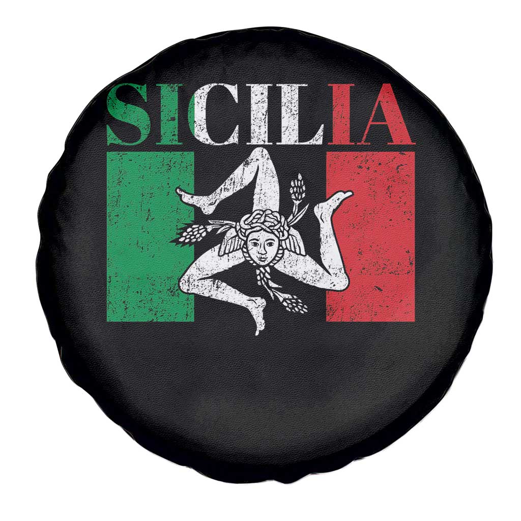 Italian Flag Spare Tire Cover Pisa Tower Colosseum Classic Scooter Retro - Wonder Print Shop