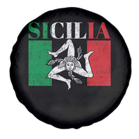 Italian Flag Spare Tire Cover Pisa Tower Colosseum Classic Scooter Retro - Wonder Print Shop