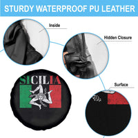Italian Flag Spare Tire Cover Pisa Tower Colosseum Classic Scooter Retro - Wonder Print Shop