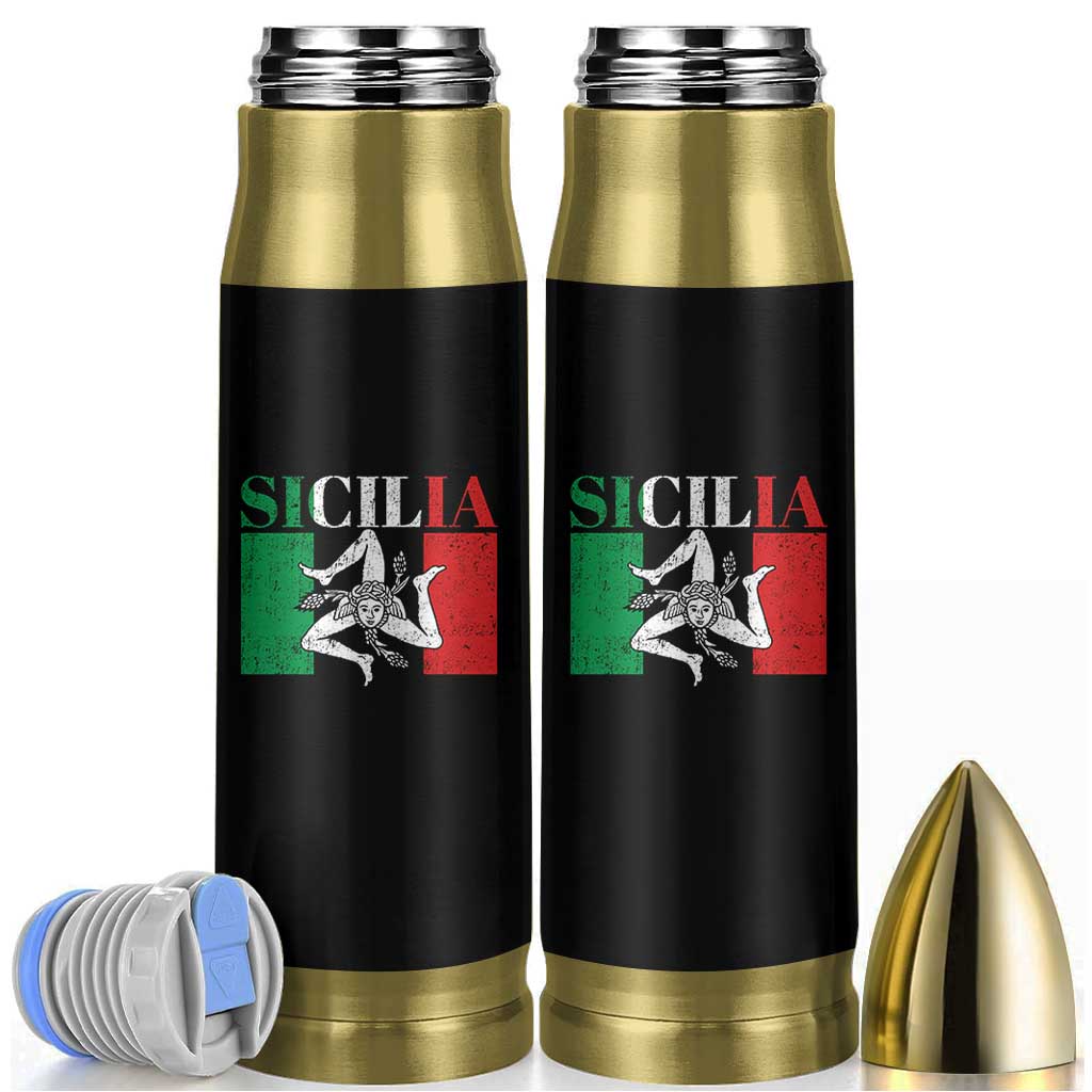 Italian Flag Bullet Tumbler Pisa Tower Colosseum Classic Scooter Retro - Wonder Print Shop