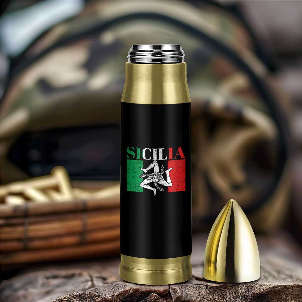 Italian Flag Bullet Tumbler Pisa Tower Colosseum Classic Scooter Retro - Wonder Print Shop