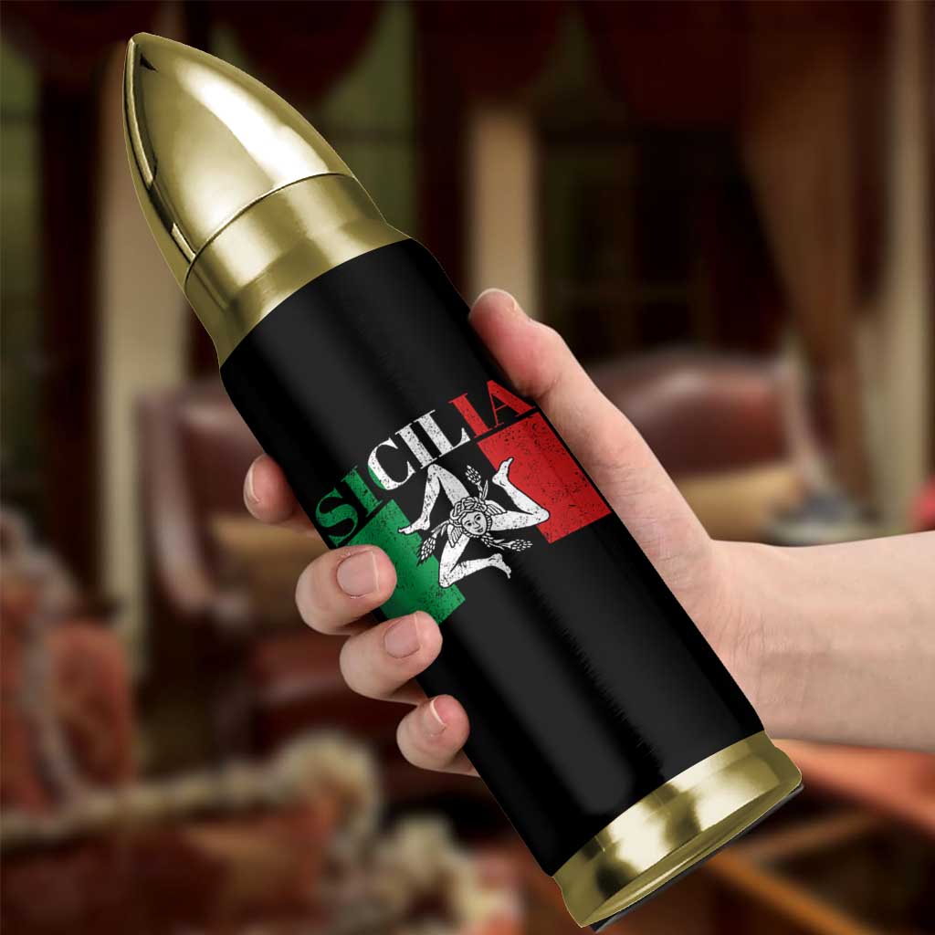 Italian Flag Bullet Tumbler Pisa Tower Colosseum Classic Scooter Retro - Wonder Print Shop