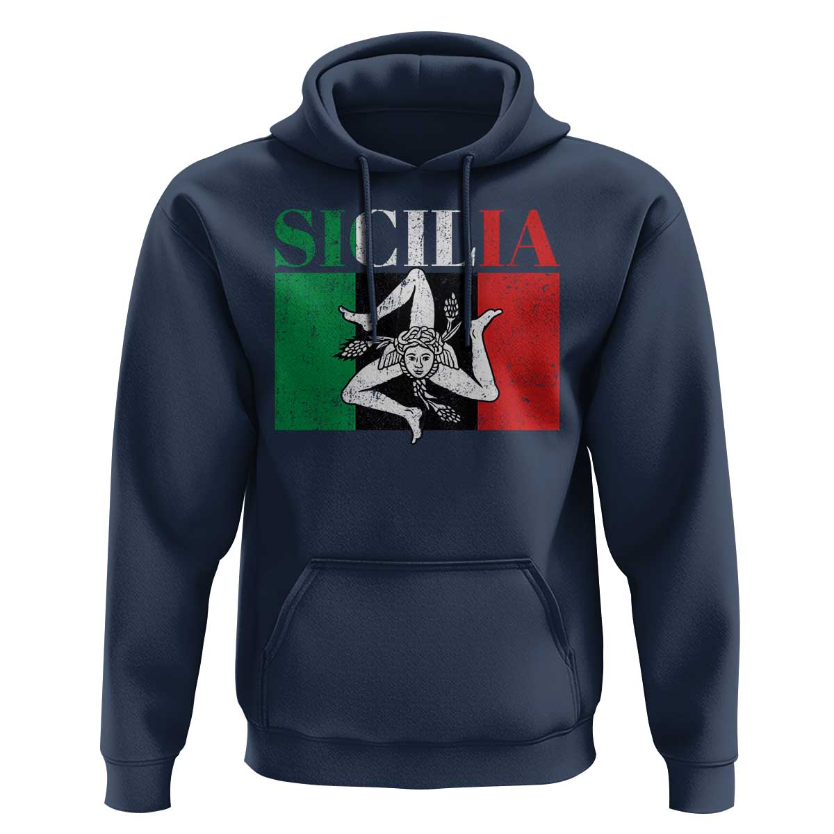 Italian Flag Hoodie Pisa Tower Colosseum Classic Scooter Retro - Wonder Print Shop
