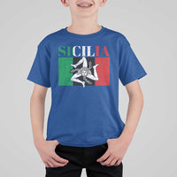 Italian Flag T Shirt For Kid Pisa Tower Colosseum Classic Scooter Retro - Wonder Print Shop