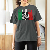 Italian Flag T Shirt For Women Pisa Tower Colosseum Classic Scooter Retro - Wonder Print Shop