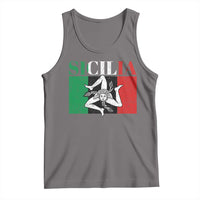 Italian Flag Tank Top Pisa Tower Colosseum Classic Scooter Retro - Wonder Print Shop