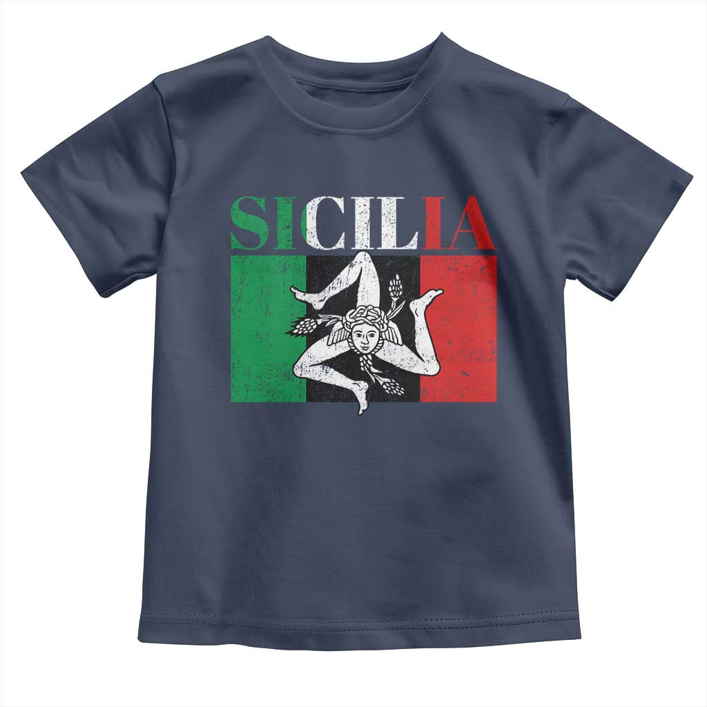 Italian Flag Toddler T Shirt Pisa Tower Colosseum Classic Scooter Retro - Wonder Print Shop