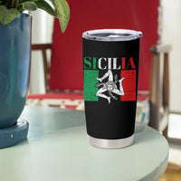 Italian Flag Tumbler Cup Pisa Tower Colosseum Classic Scooter Retro - Wonder Print Shop