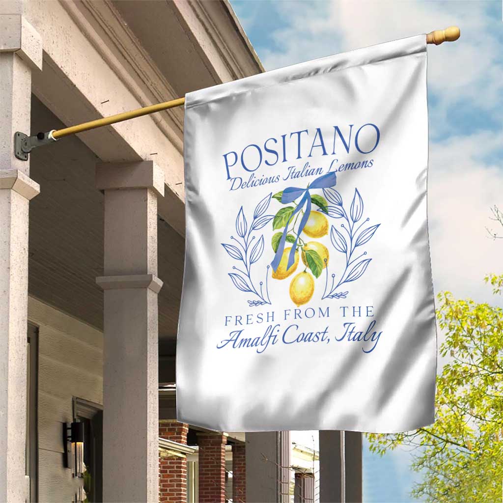 Positano Italy Garden Flag Amalfi Coast Italian Lemons Town Italy Vacation - Wonder Print Shop