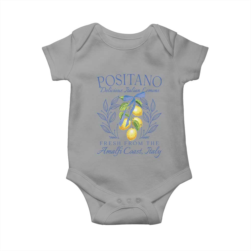 Positano Italy Baby Onesie Amalfi Coast Italian Lemons Town Italy Vacation - Wonder Print Shop