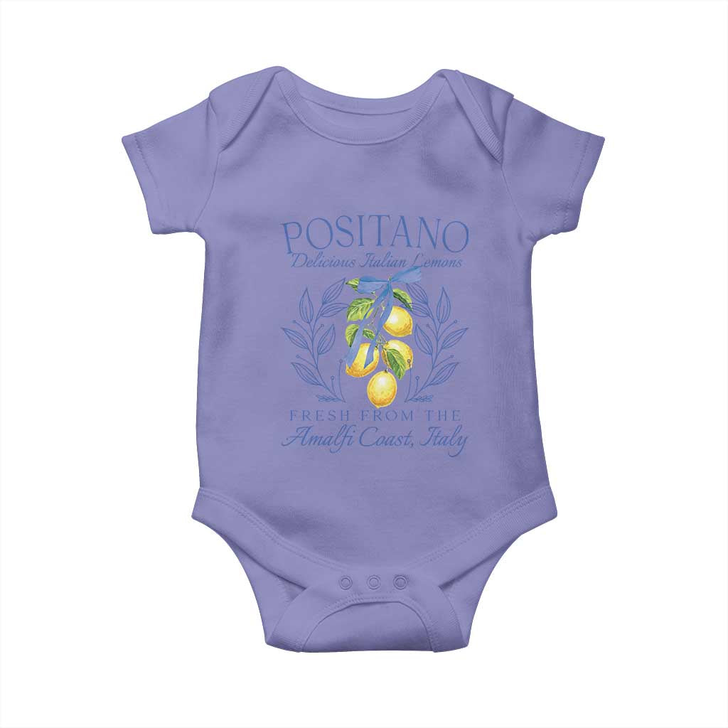Positano Italy Baby Onesie Amalfi Coast Italian Lemons Town Italy Vacation - Wonder Print Shop