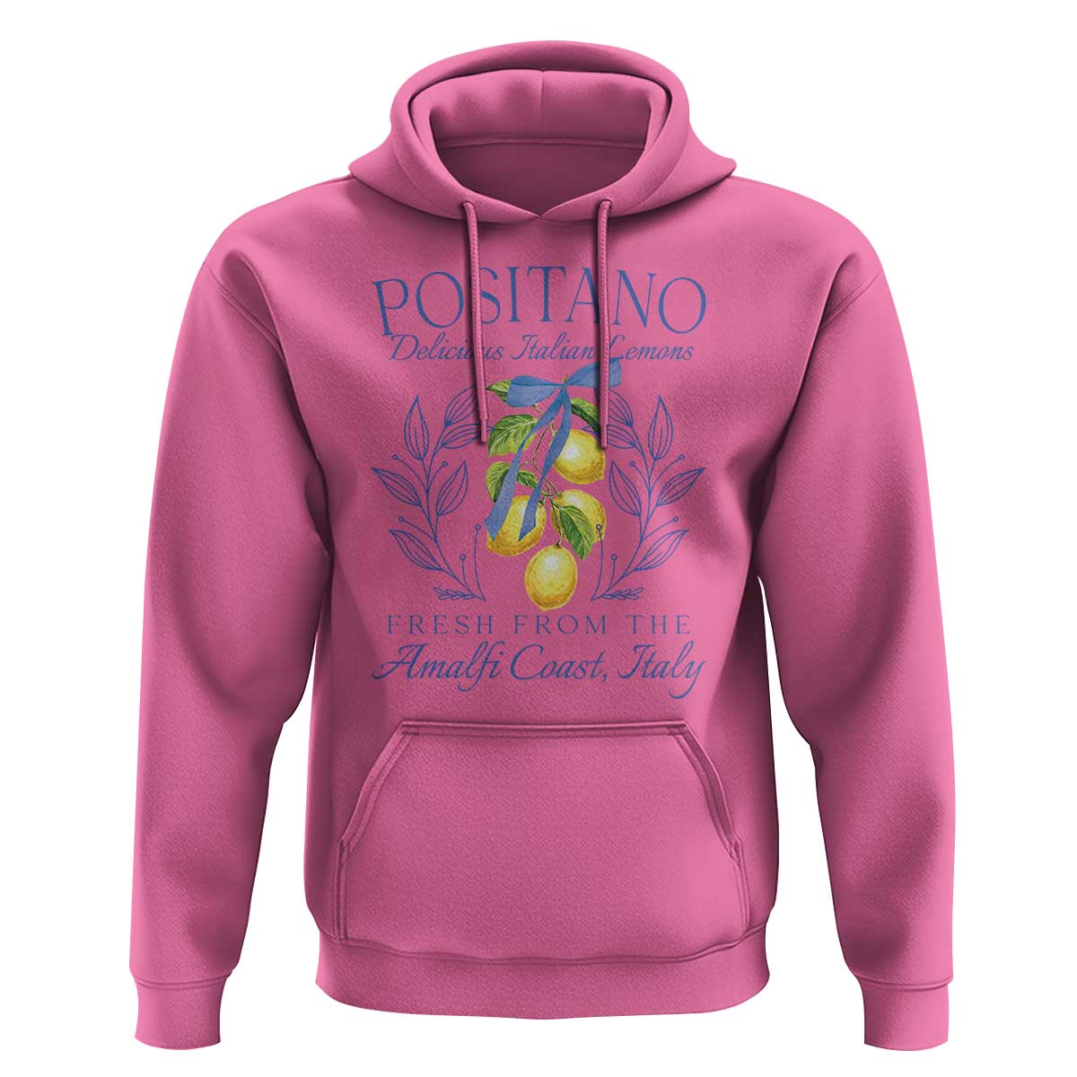 Positano Italy Hoodie Amalfi Coast Italian Lemons Town Italy Vacation - Wonder Print Shop