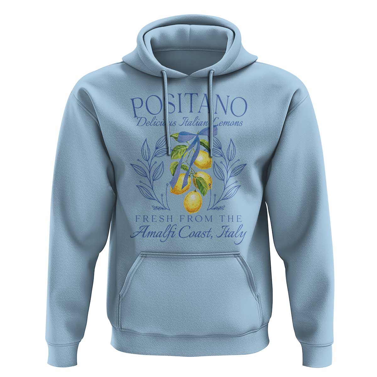 Positano Italy Hoodie Amalfi Coast Italian Lemons Town Italy Vacation - Wonder Print Shop