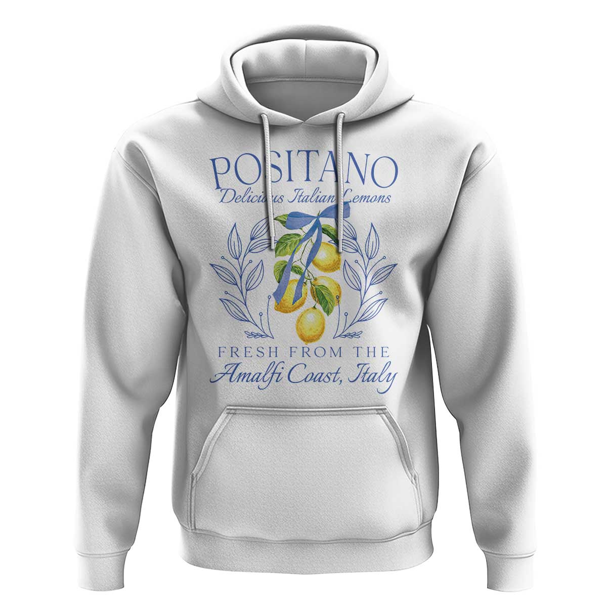 Positano Italy Hoodie Amalfi Coast Italian Lemons Town Italy Vacation - Wonder Print Shop