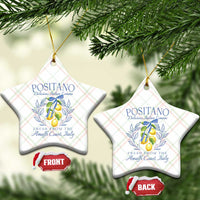 Positano Italy Ceramic Ornament Amalfi Coast Italian Lemons Town Italy Vacation - Wonder Print Shop