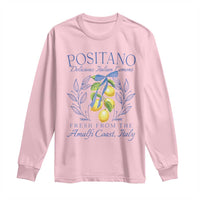 Positano Italy Long Sleeve Shirt Amalfi Coast Italian Lemons Town Italy Vacation - Wonder Print Shop