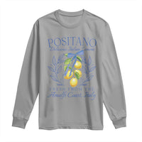 Positano Italy Long Sleeve Shirt Amalfi Coast Italian Lemons Town Italy Vacation - Wonder Print Shop