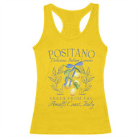 Positano Italy Racerback Tank Top Amalfi Coast Italian Lemons Town Italy Vacation - Wonder Print Shop