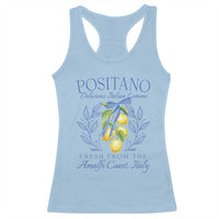 Positano Italy Racerback Tank Top Amalfi Coast Italian Lemons Town Italy Vacation - Wonder Print Shop