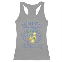 Positano Italy Racerback Tank Top Amalfi Coast Italian Lemons Town Italy Vacation - Wonder Print Shop