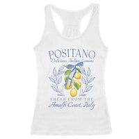 Positano Italy Racerback Tank Top Amalfi Coast Italian Lemons Town Italy Vacation - Wonder Print Shop